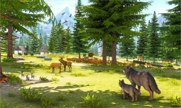 阿尔法野狼生存模拟器截图