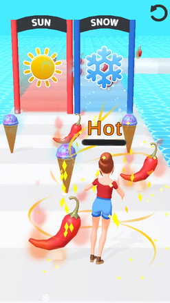 hot run 3d冰火女孩游戏截图