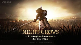 MMORPG《夜鸦NIGHTCROWS》国际版确定2024年第一季推出官方公开前导网站