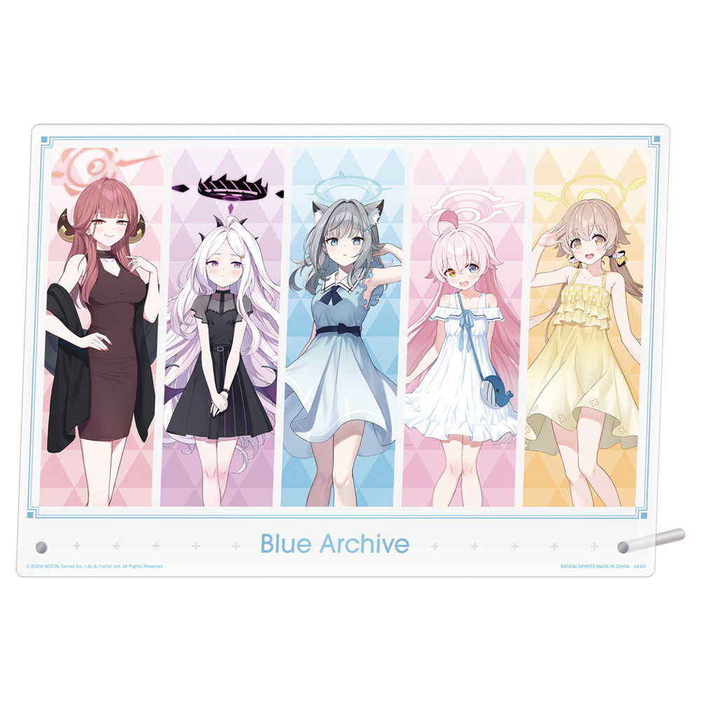 《蔚蓝档案》一番赏今日于日本发售推出各式使用白子、星野、亚瑠等人全新插图的奖品