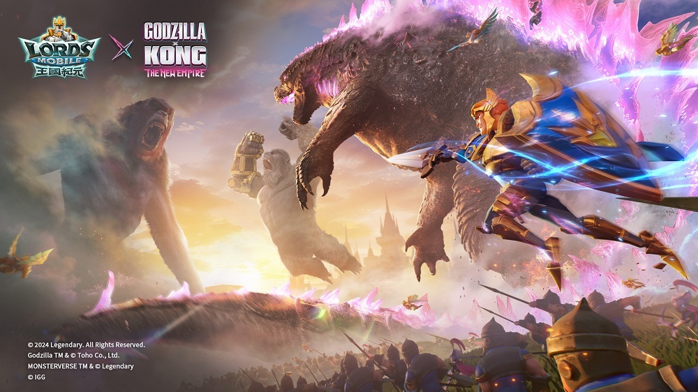 《王国纪元》携手《哥吉拉与金刚：新帝国》展开联动与两大巨兽联手守护艾娜希大陆