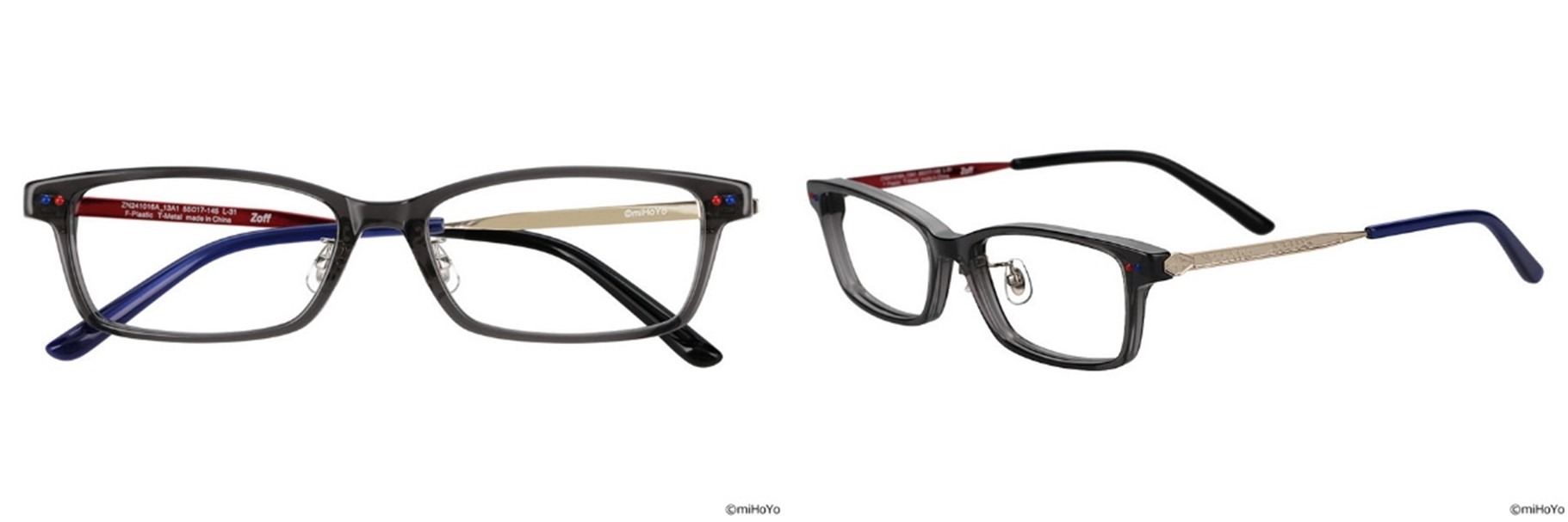 《崩坏：星穹铁道》xZoff联名眼镜今日开放预购公开四种联名眼镜款式